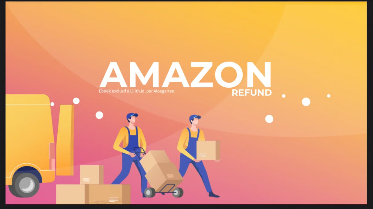 Ebook Refund Amazon : La Tech Refund Amazon Ultime pour Obtenir Vos Remboursements Sans Retour - Ma boutique